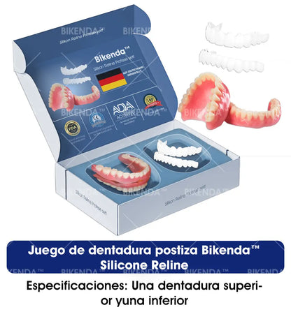 [Offizieller Shop]Bikenda™ Premium Custom Silicone Denture Set (⏰Zeitlich begrenztes Angebot – Nur noch 30 Minuten⏰)