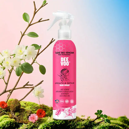 DeeVoo™   Luxe Bee venom Scalp Treatment HairGrᴏᴡth Hair Spray(Hurry, 80% OFF - Only 30 minutes left 🫧)