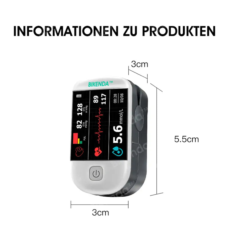 Christmas Promotion-Bikenda™ Next-Generation Intelligent Multifunctional Non-Invasive Laser Blood Glucose Meter [99.9% Accuracy]