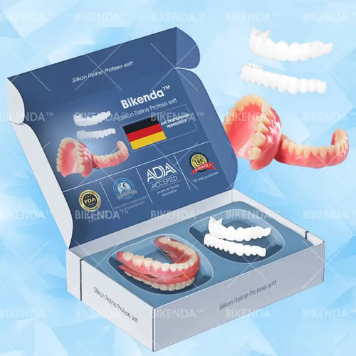 [Offizieller Shop]Bikenda™ Premium Custom Silicone Denture Set (⏰Zeitlich begrenztes Angebot – Nur noch 30 Minuten⏰)