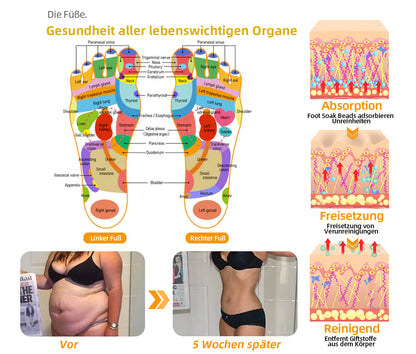 Letzter Tag, um 70 % RABATT zu erhalten: Tnnedey® Bienengift- & 30-Kräuter-Detox-Fußbad-Perlen zur Körperformung – Empfohlen von der Deutschen Lymphatischen Akademie (DLA) 🧀