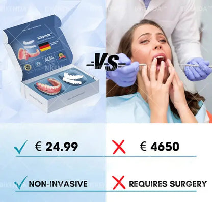 [Offizieller Shop]Bikenda™ Premium Custom Silicone Denture Set (⏰Zeitlich begrenztes Angebot – Nur noch 30 Minuten⏰)