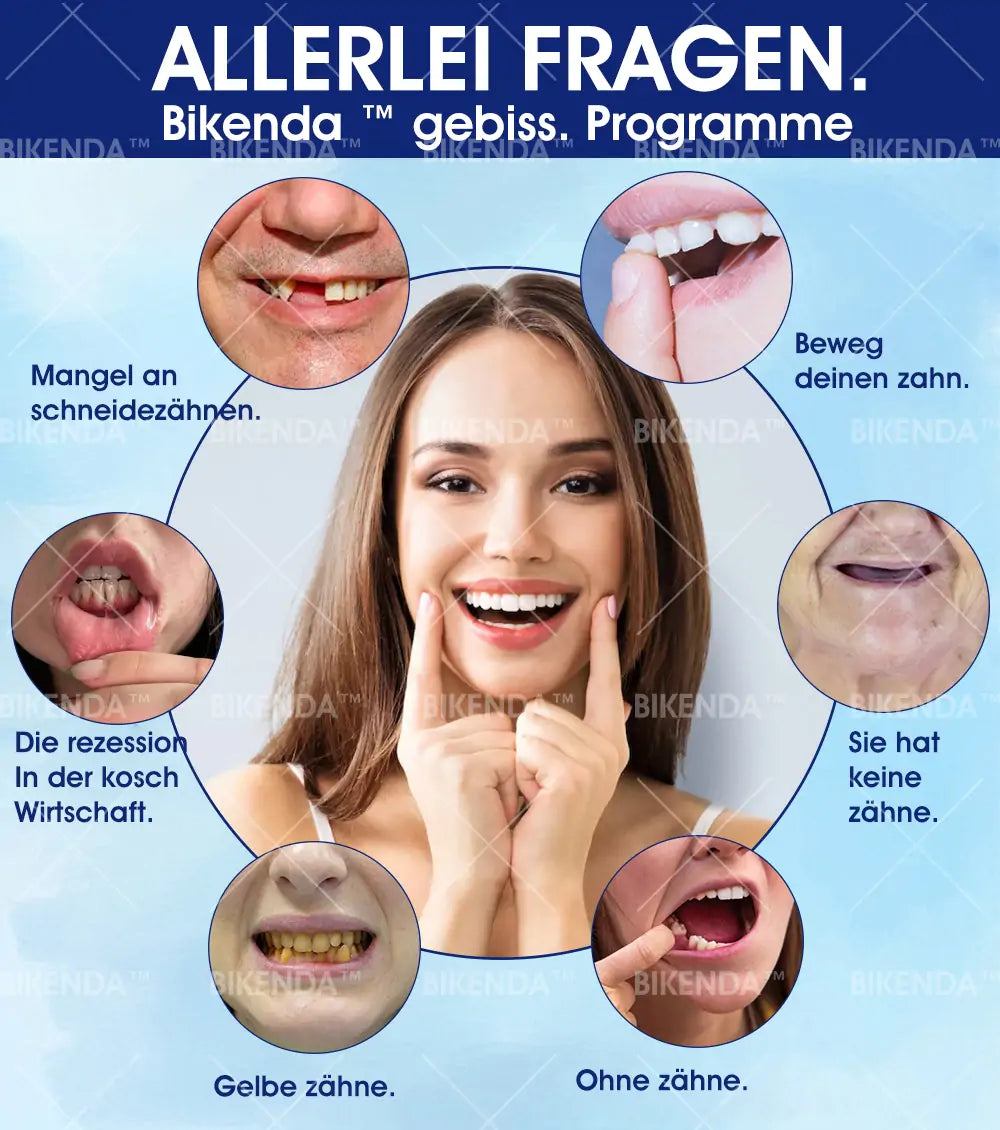 [Offizieller Shop]Bikenda™ Premium Custom Silicone Denture Set (⏰Zeitlich begrenztes Angebot – Nur noch 30 Minuten⏰)