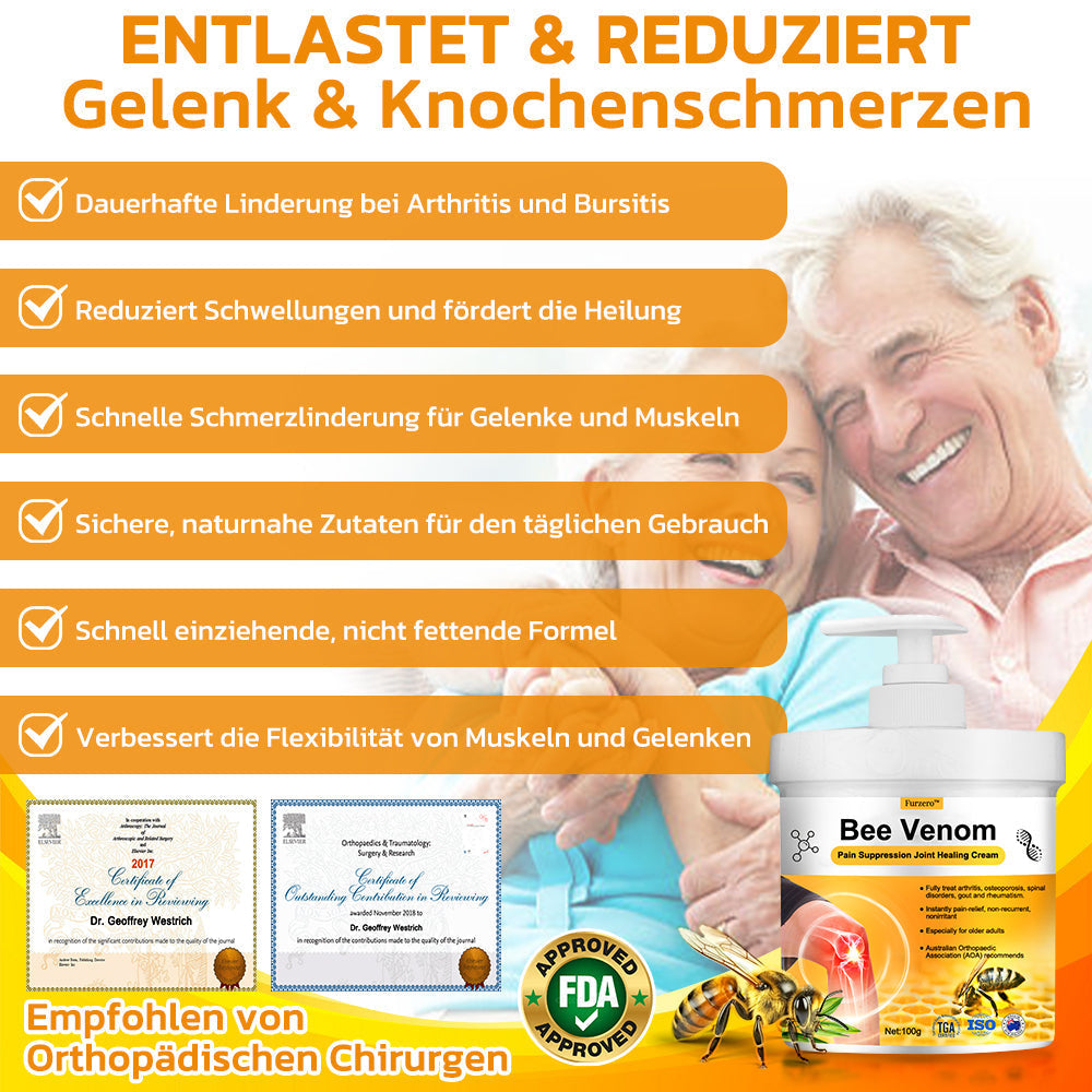 Furzero™ Gelenke Heilung Bienengift Creme 🇩🇪 DGOU Empfohlen