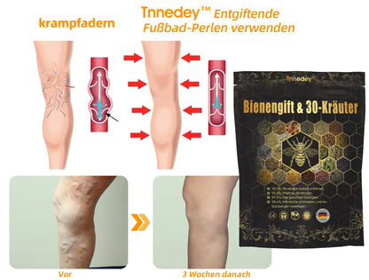 Letzter Tag, um 70 % RABATT zu erhalten: Tnnedey® Bienengift- & 30-Kräuter-Detox-Fußbad-Perlen zur Körperformung – Empfohlen von der Deutschen Lymphatischen Akademie (DLA) 🧀