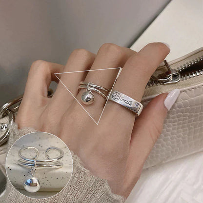 Minimalistische 925 Silber Ring für Frauen Mode Kreative Unregelmäßige Geometrische Aestethic Offene Ringe Geburtstag Party Schmuck Geschenk