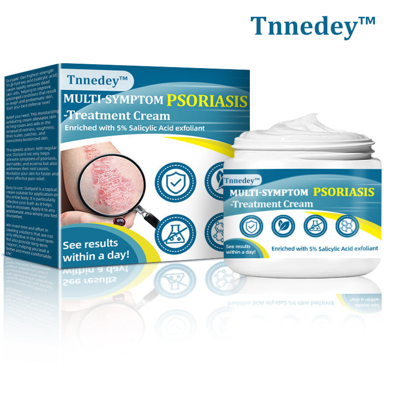 Tnnedey™ 🩵🌿Multi-Symptom Psoriasis-Behandlungcreme (👨‍⚕ Ärztlich empfohlen)