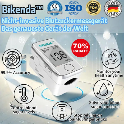 𝐁𝐢𝐤𝐞𝐧𝐝𝐚™ Non-Invasive Blutzuckermessgerät – 99,99% Genauigkeit!